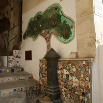 Sciacca - Cortile Carini décoré de céramique.