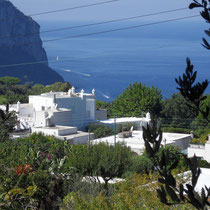 Capri - Tout au long de la balade, des villas magnifiques,