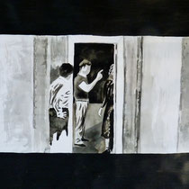 1'14'44 - Encre de Chine, lavis sur papier (200g) - 65 x 50 cm - 2019