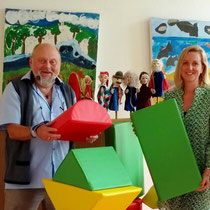 Michael Riemer und  Simone Thedens freuen sich über die neue „Baustelle"  im Kinderpflegedienst