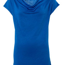 T-shirt Gilka in 100% bio-linnen jersey, blauw, Living Crafts, beschikbaar in de maten S en L, prijs: 49,99 €