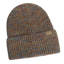 Muts Phila in 100% bio-katoen gebreid, inktblauw/roestbruin, Living Crafts, prijs: 34,99 €