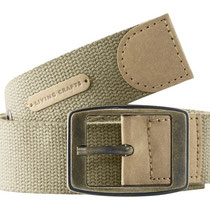 Riem Edinburgh in 100% bio-katoen vegan, licht bruin, Living Crafts, beschikbaar in de maten 75 cm, 80 cm, 85 cm, 90 cm, 100 cm en 105 cm, prijs: 19,99 €
