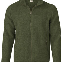 Fleecevest in 100% merinowol (bio), rietgroen melange, Engel, beschikbaar in de maat 50/52: 259,50 €