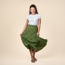 Rok Timea, rozemarijngroen, Living Crafts