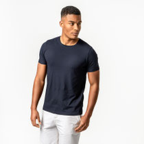 Basis T-shirt Tawin, inktblauw, Living Crafts