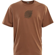 T-shirt Nurit in 100% bio-katoen jersey, roestbruin, Living Crafts, beschikbaar in de maten S, M, L en XL, prijs: 34,99 €
