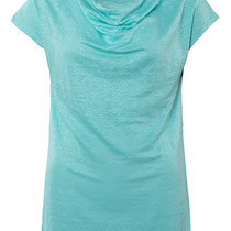 T-shirt Gilka in 100% linnen jersey, lagune, Living Crafts, beschikbaar in de maten S, M, L en XL, prijs: 54,99 €