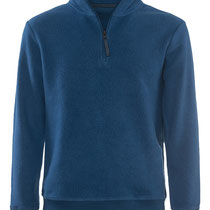 Fleecetrui Novak in 100% bio-katoen fleece, fjordblauw, Living Crafts, beschikbaar in de maten S, M, L, XL en XXL, prijs: 109,99 €