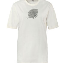 T-shirt Nurit in 100% bio-katoen jersey, ecru, Living Crafts, beschikbaar in de maten S, M, L en XL, prijs: 34,99 €