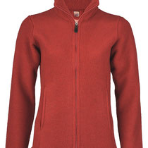 Fleecevest in 100% merinowol (bio), rood melange, Engel, beschikbaar in de maten 34/36: 196,70 €; 42/44: 218,50 € en 46/48: 232,20 €