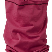 Buf in 70% bio-merinowol en 28% zijde met 2% elastaan, donkerrood, Engel Sports, prijs: 29,90 €