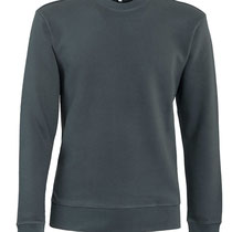 T-shirt met lange mouwen Pacou in 100% bio-katoen interlock, grafietgrijs, Living Crafts, beschikbaar in de maat S, prijs: 59,99 €