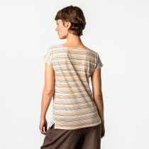 T-shirt Reka, zonnige streepjes, Living Crafts