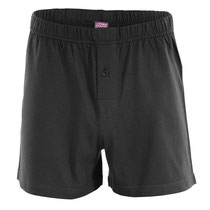 Boxershorts Ben in 100% bio-katoen jersey, zwart, Living Crafts, beschikbaar in de maten S, M, L, XL en XXL, prijs: 16,99 €