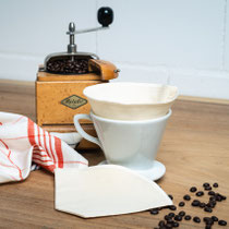 Koffiefilter Hamburg, naturel, Living Crafts