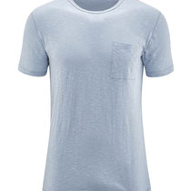 T-shirt Alberto, 100% bio-katoen jersey, blauw, Living Crafts, beschikbaar in de maat L, prijs: 26,99 €
