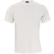 Basis T-shirt Clark in 100% bio-katoen tricot, wit, Living Crafts, beschikbaar in de maten S, M, L, XL en XXL, prijs: 16,99 €
