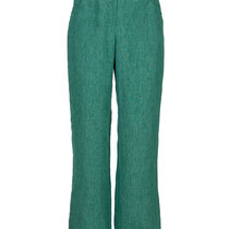 Lange broek in 100% linnen geweven, weidegroen, Naturalmente, beschikbaar in de maten 38; 40; 42 en 48; prijs: 154,75 €
