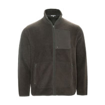 Fleecevest Senna in 100% bio-katoen sherpafleece, walnootbruin, Living Crafts, beschikbaar in de maten S, M en L, prijs: 119,99 €