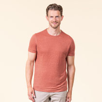 T-shirt Andy, vlammenrood, Living Crafts