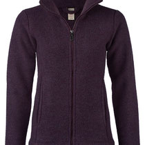 Fleecevest in 100% merinowol (bio), lila melange, Engel, beschikbaar in de maten 34/36: 196,70 €; 38/40: 211,55 €; 42/44: 218,50 € en 46/48: 232,20 €