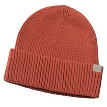 Muts Nuri in 100% bio-katoen gebreid, oranjerood, Living Crafts, prijs: 32,99 €