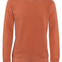 T-shirt met lange mouwen Pacou in 100% bio-katoen interlock, oranjerood, Living Crafts, beschikbaar in de maat L, prijs: 59,99 €