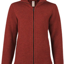 Fleecevest in 100% merinowol (bio), terracotta melange, Engel, beschikbaar in de maten 38/40: 211,55 € en 42/44: 218,50 €