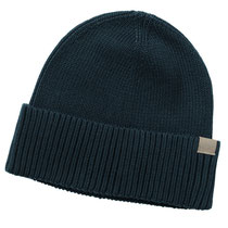 Muts Nuri in 100% bio-katoen gebreid, donkerblauw, Living Crafts, prijs: 32,99 €