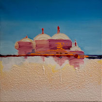 Mirage 3 - 40 x 40 cm - Acrylique et huile sur chassis toilé - Sans cadre - 320€