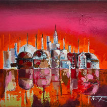 ville rouge - 33 x 41 - 250€