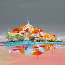 Orient - 80 x 80 - Chassis XL - Acrylique et huile - 990 €