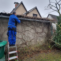 Dachrinnenaustausch Vorher