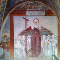 CAPPELLINA DEI DISCIPLINI  Raffigurazione con S.Marta (dopo il restauro) Sec. XVI, CHIURO  (SO)
