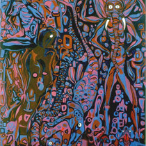 o.T.     Öl auf Leinwand    100x80    1998