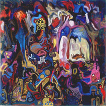 o.T.     Öl auf Leinwand     70x70     1998