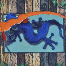 Der große Fang,   Öl auf Leinwand,  60x150cm,  2005