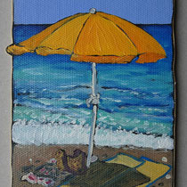 N 291 Der gelbe Sonnenschirm (19x13)