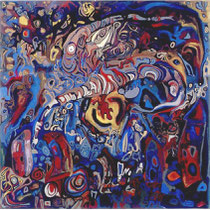 o.T.     Öl auf Leinwand     70x70     1998