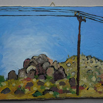N 268 Stromkabel und Hügel (26x34)