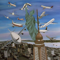 Enduring Freedom,   Öl auf Leinwand,  120x120cm,  2002  