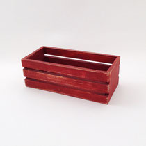 BOX16　ウッド角ペイント赤　230×105×80H　¥600
