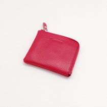 財布126　赤　L字ファスナー　　￥600