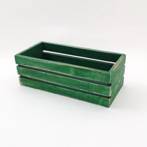 BOX217　ウッド角ペイント緑　230×105×80H　¥600