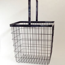 バスケット241　ランドリ黒タワーワンハンド　380×290×595H (380 H )  ￥1,500