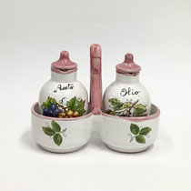 ボトルセット102　　Olio&Aceto　ピンクフルーツ柄　　200×160H　　￥1,500
