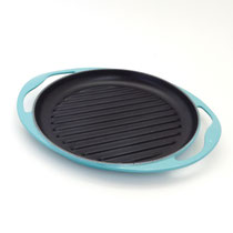 鍋　129　LE　 CREUSET　水色　260Φ320W30H 　￥3,500 