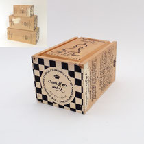 BOX155　ウッドチェッカー　S 　 180×118×107H　¥600