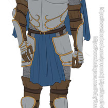 Jehldis' charactersheet with the current design (2021).